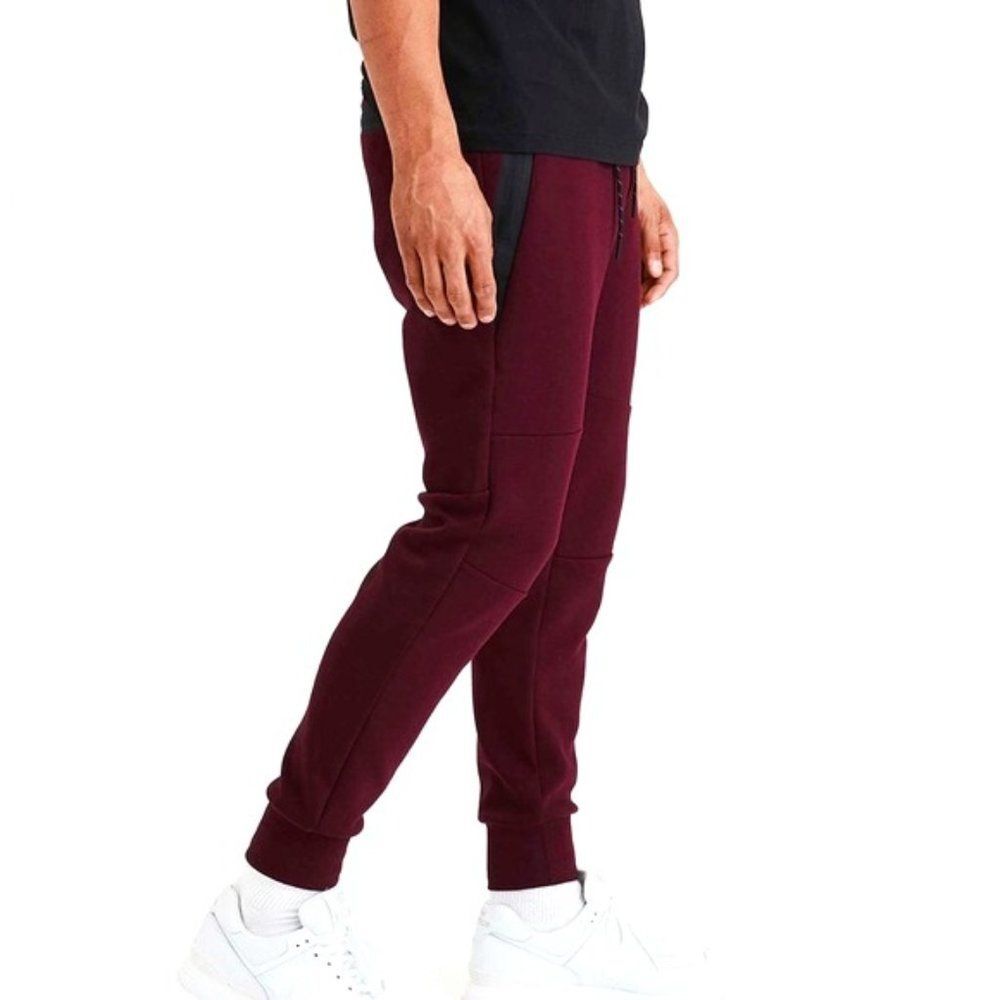 American‎ Eagle Flex Active Joggers Mens Small Burgundy Athleisure Workout LN!